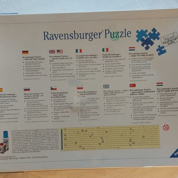 Ravensburger THE WORLD Political World Map Flags 1000 Pc. Puzzle Germany NEW - Picture 6 of 13